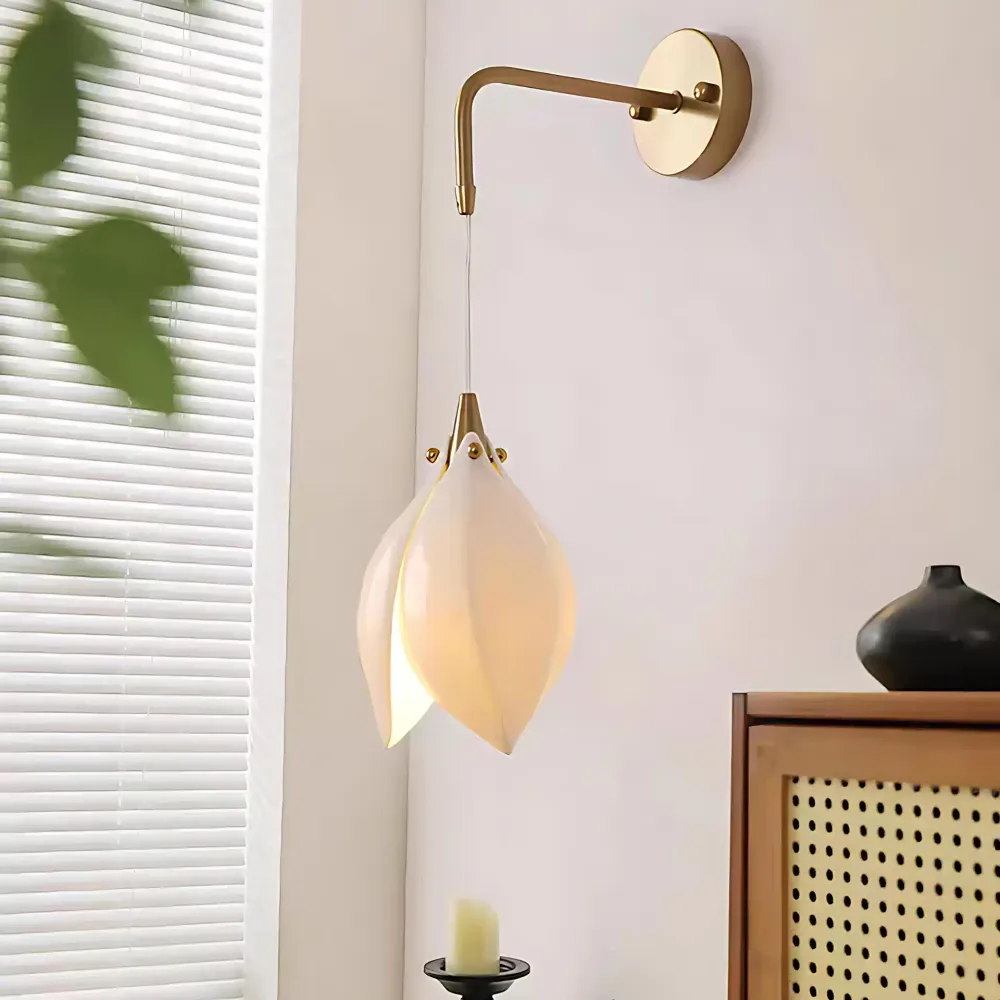 Pyrfyre keramische bloem bloei wandlamp At Ease Home Life