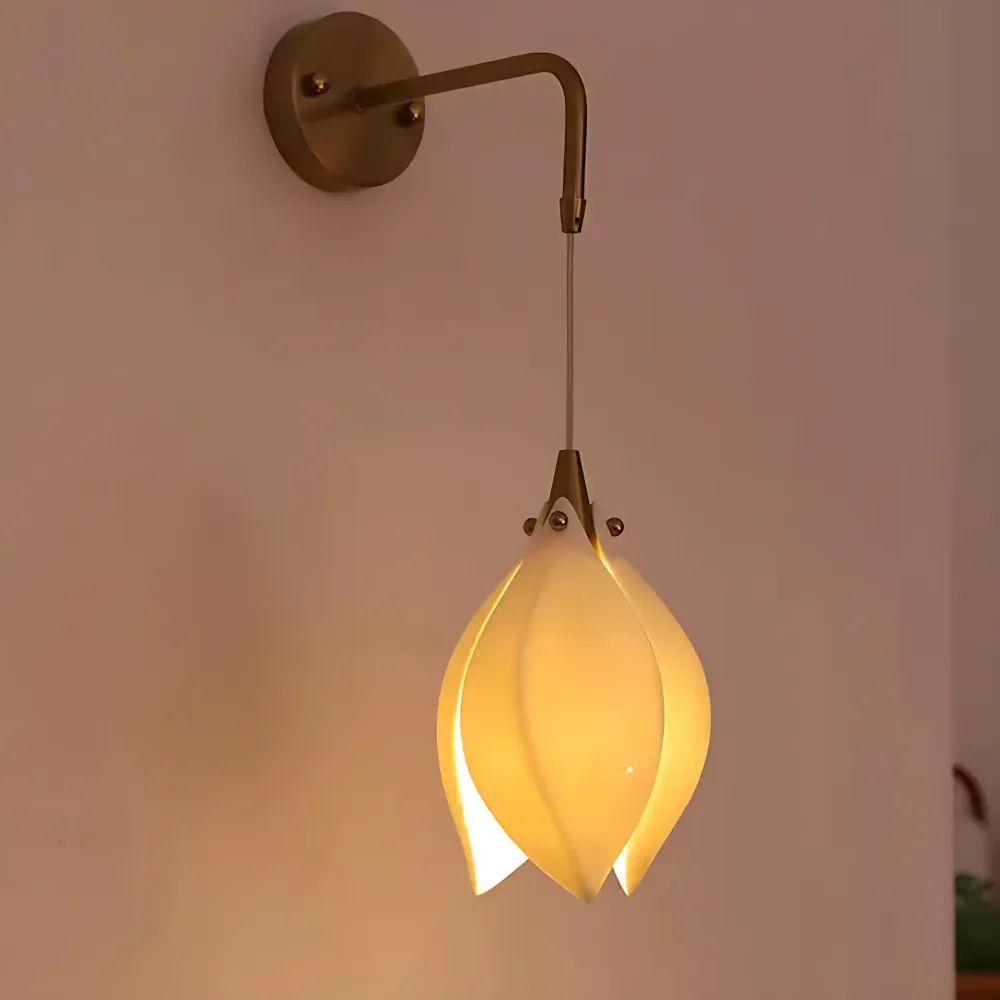 Pyrfyre keramische bloem bloei wandlamp At Ease Home Life