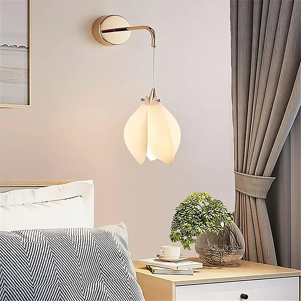 Pyrfyre keramische bloem bloei wandlamp At Ease Home Life
