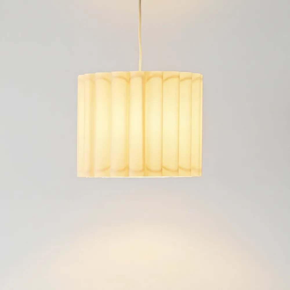 Thalissea minimalistische linnen witte hanglamp At Ease Home Life
