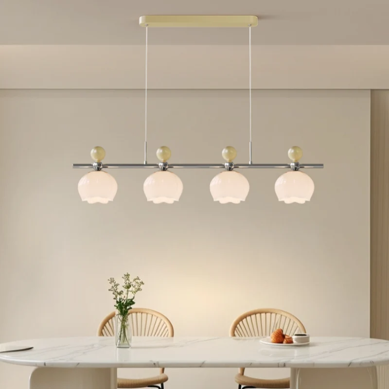 Valeska Nordic Crème Bloem Glazen Hanglamp At Ease Home Life