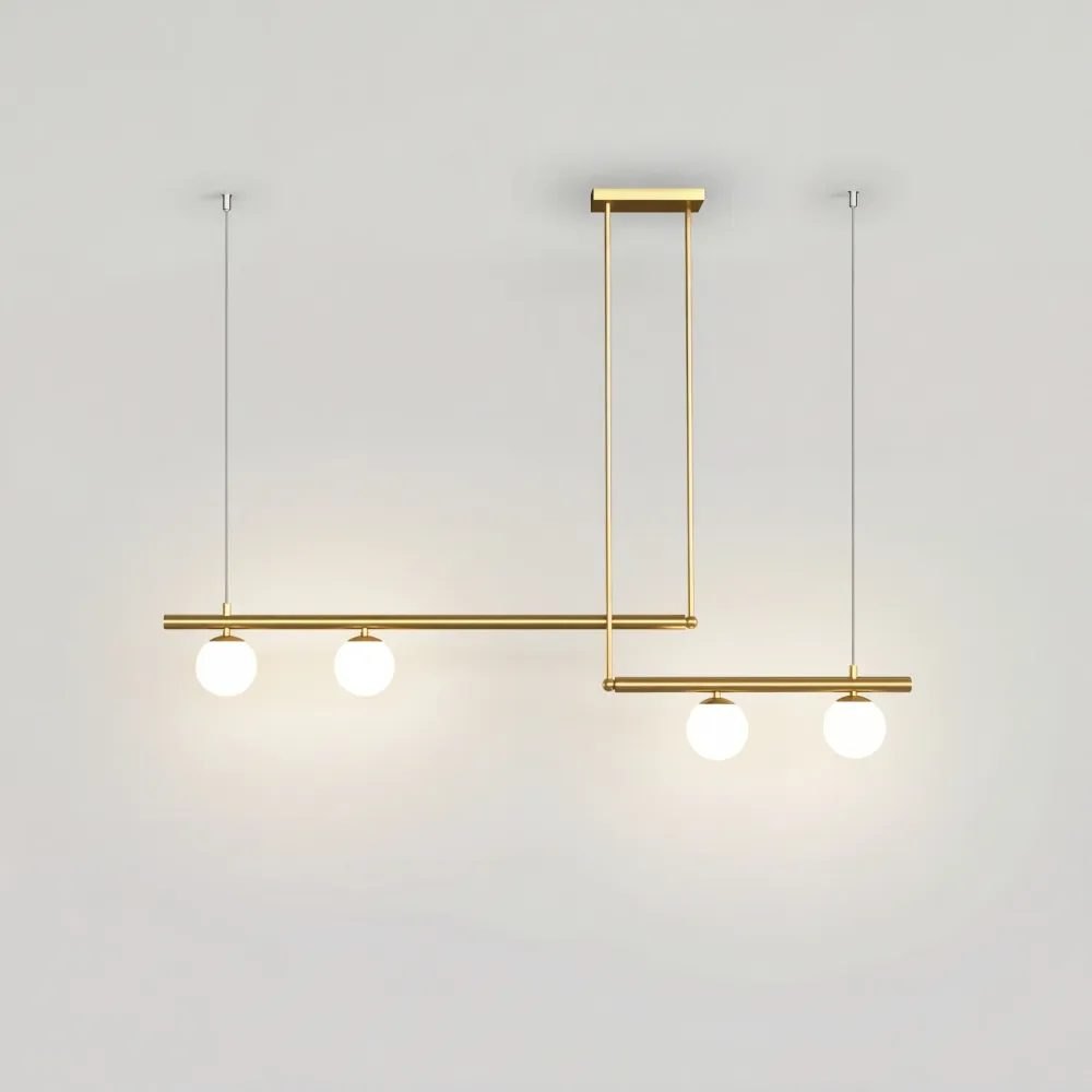 Virelia Nordic glazen bol hanglamp At Ease Home Life