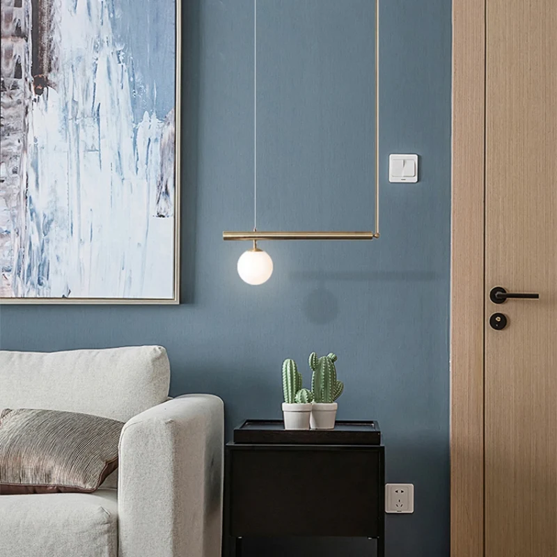 Virelia Nordic glazen bol hanglamp At Ease Home Life