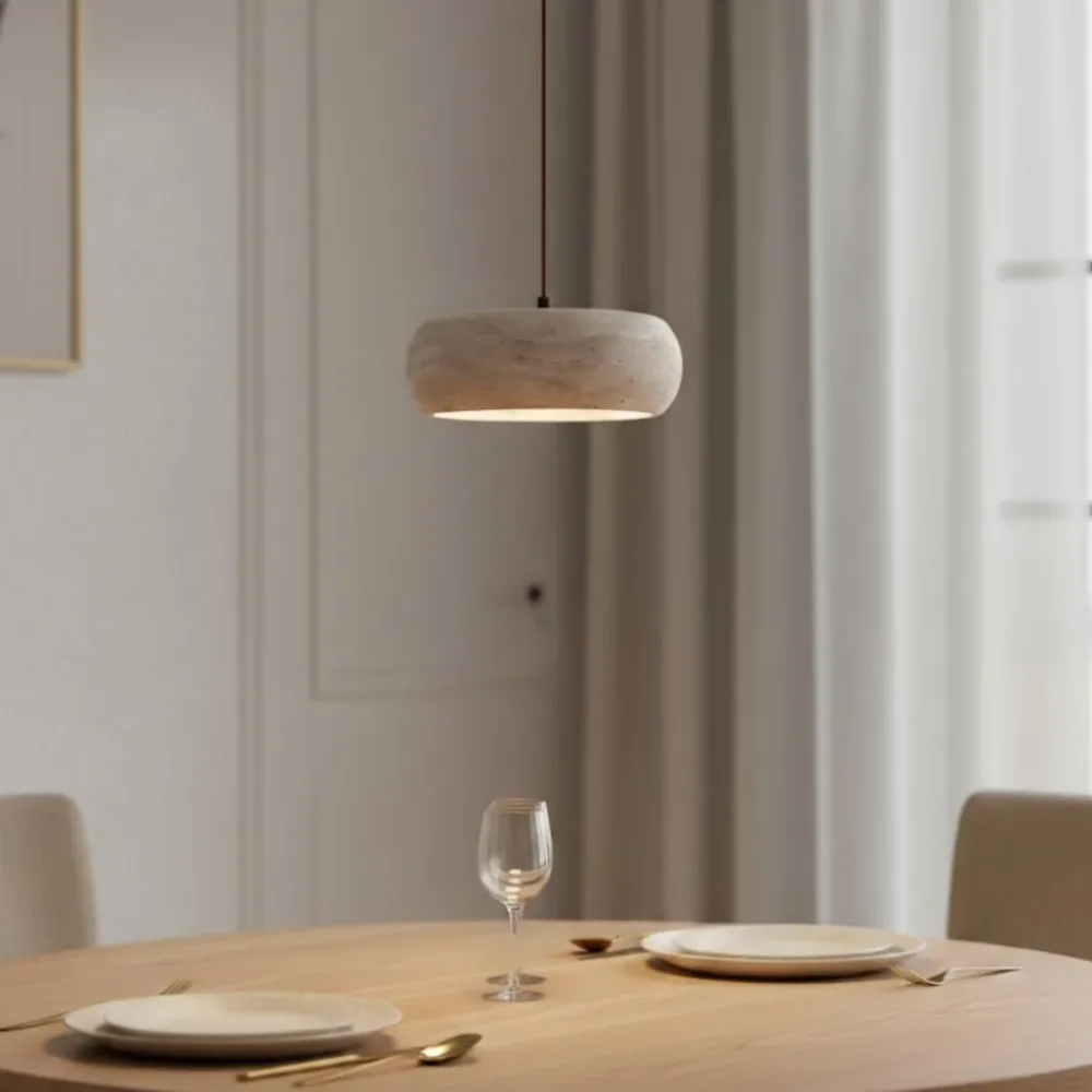Yannick Wabi Sabi Travertijn Hanglamp At Ease Home Life