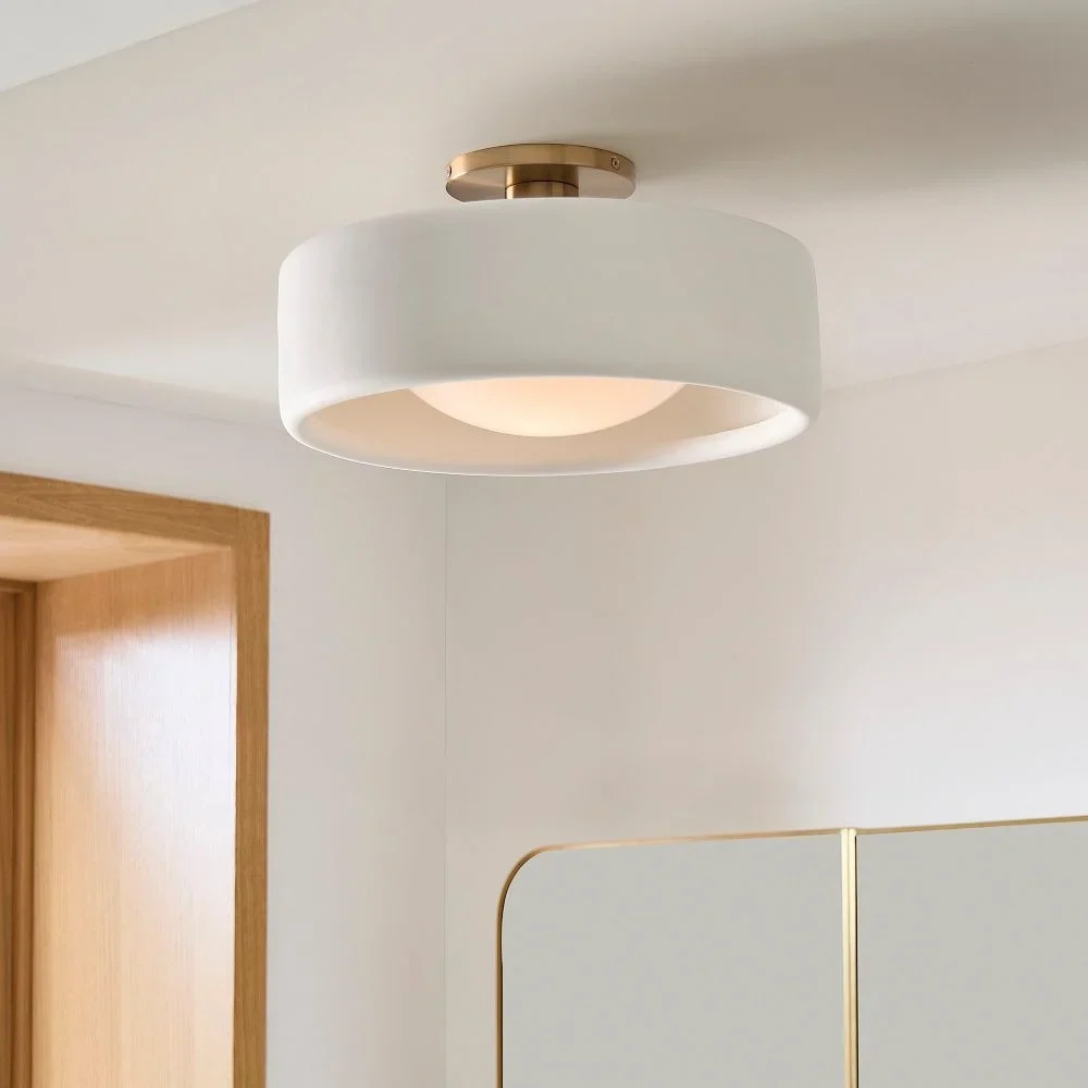 Zora Minimalistische Porseleinen Plafondlamp At Ease Home Life