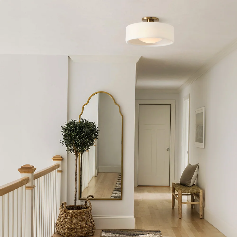 Zora Minimalistische Porseleinen Plafondlamp At Ease Home Life