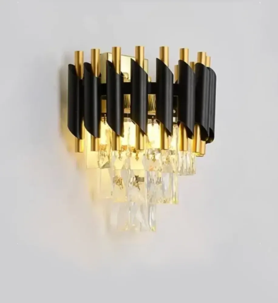Modern design kristallen LED-armatuur voor foyer - hal - eetkamer woonkamer Black ATY Home Decor