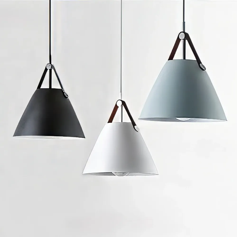 Modern Northern European pendant lamp, tapered iron design ATY Home Decor