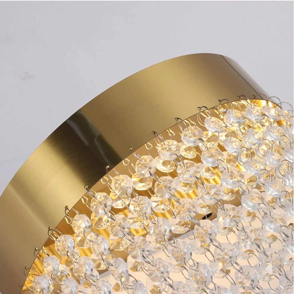 Moderne Creatieve Gouden Kristallen Nachtlamp Led Slaapkamerlamp Wandlamp Indoor Kristal Lustre ATY Home Decor