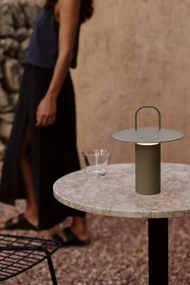 Ray Portable Tafellamp Groen Audo Copenhagen