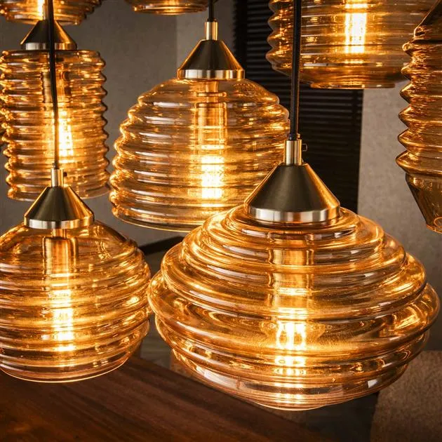 Hanglamp Calvin | Glas Oranje Bold Living