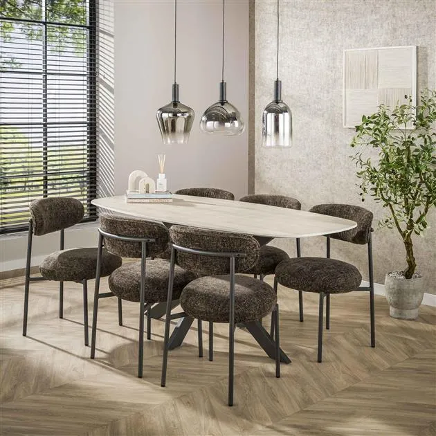 Hanglamp Celeste | Glas Grijs Bold Living