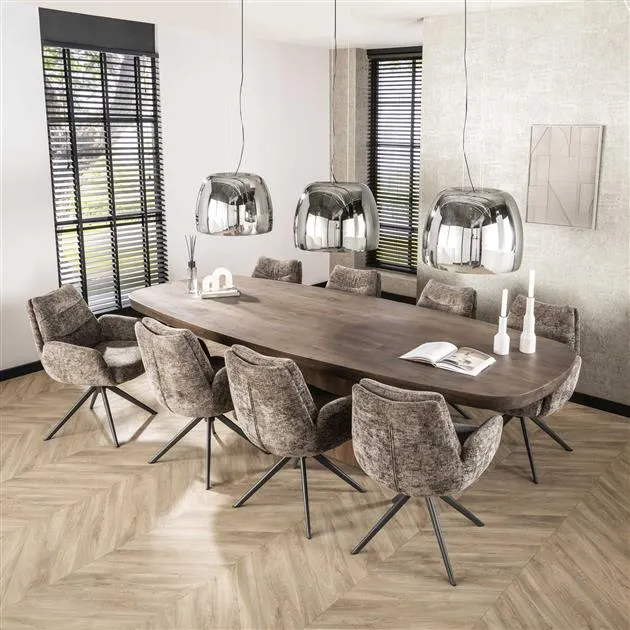 Hanglamp Drift | Glas Grijs Bold Living