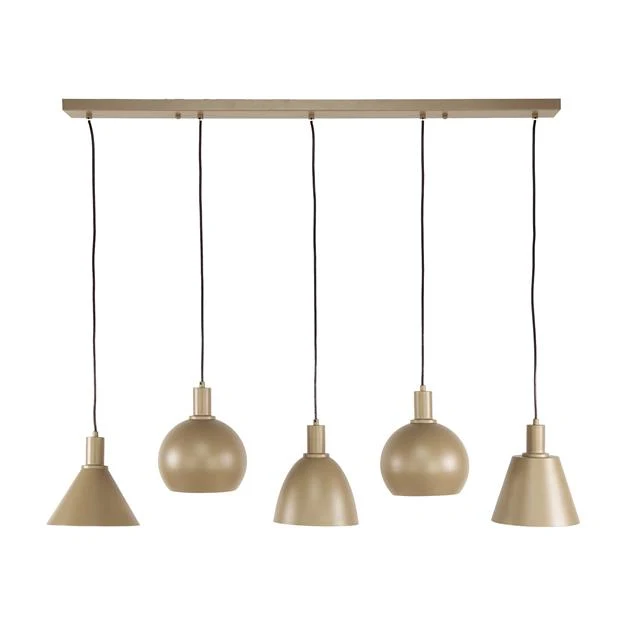 Hanglamp Elrox | Metaal Beige Bold Living