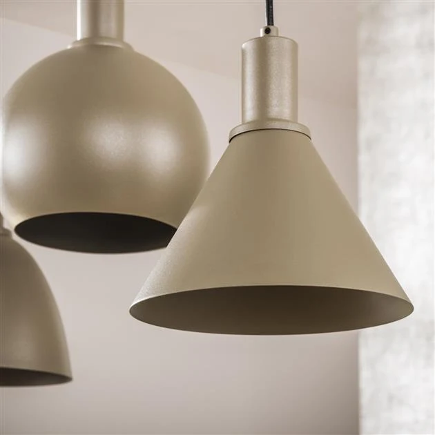 Hanglamp Elrox | Metaal Beige Bold Living