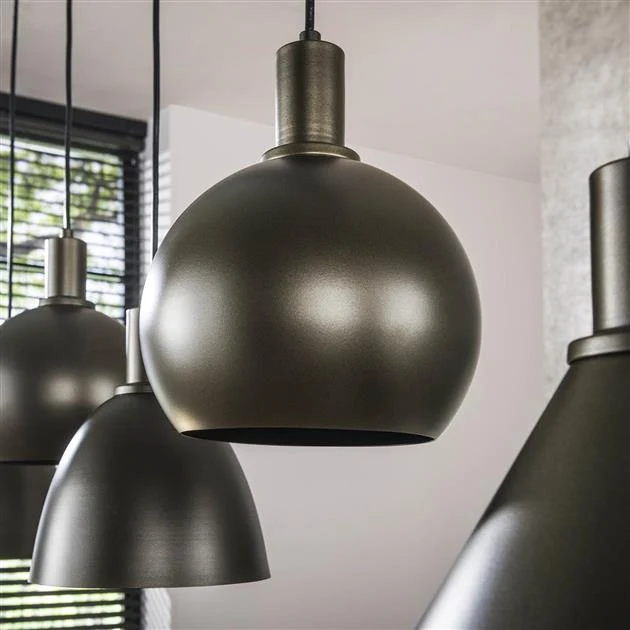 Hanglamp Elrox | Metaal bruin Bold Living