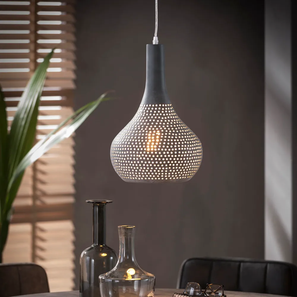 Hanglamp Industry Kegel | Grijs Bold Living