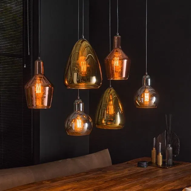 Hanglamp Mix Glass | Tricolore Bold Living