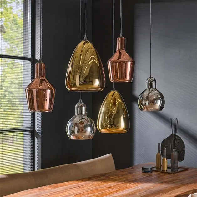Hanglamp Mix Glass | Tricolore Bold Living
