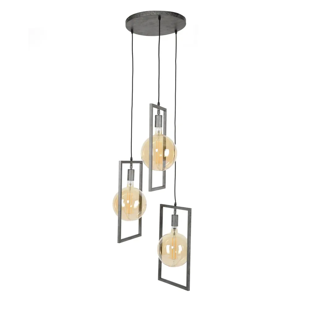Hanglamp Sky Getrapt | Oud Zilver Bold Living