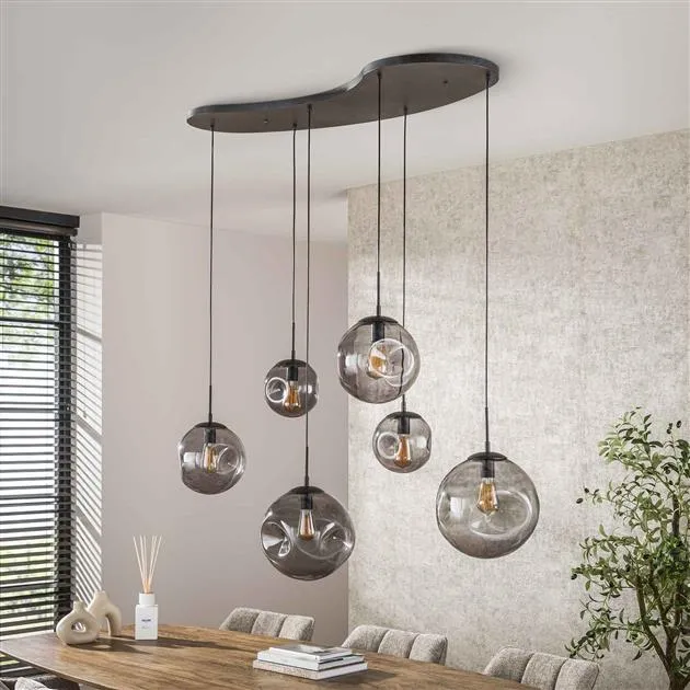 Hanglamp Stellar | Metaal Grijs Bold Living