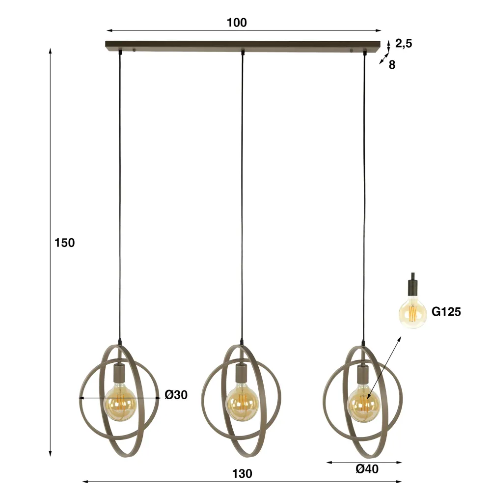Hanglamp Turn Around | Beige Bold Living