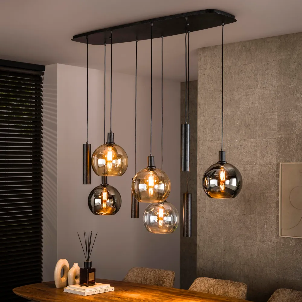Hanglamp Vela | Metaal Grijs Bold Living