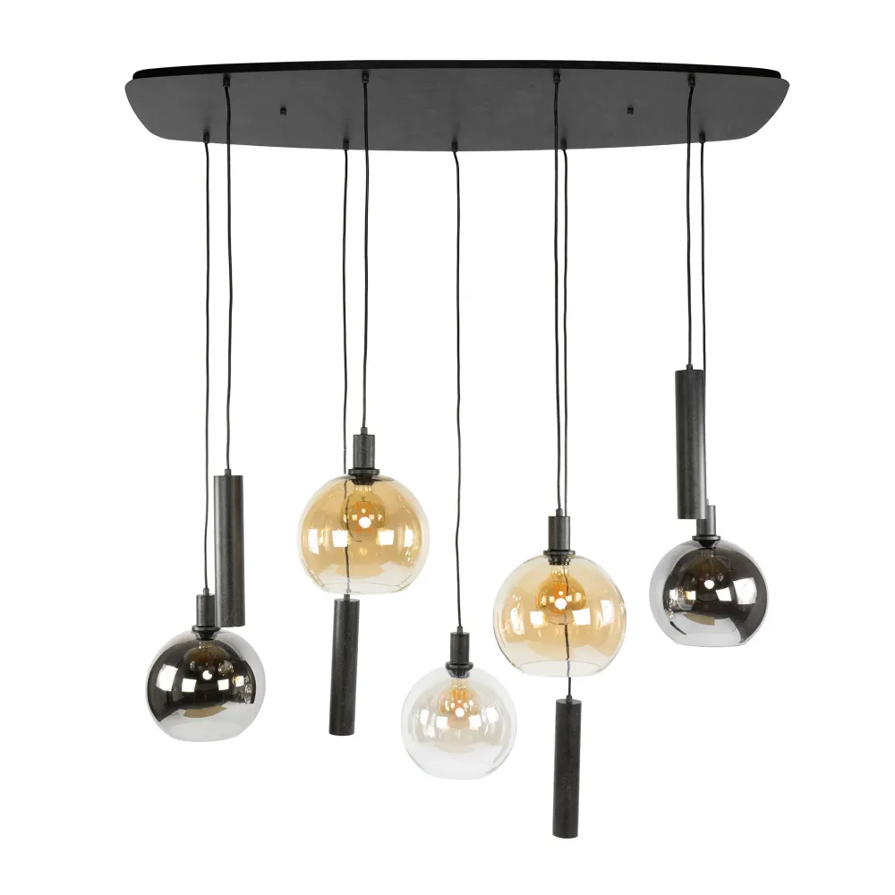 Hanglamp Vela | Metaal Grijs Bold Living