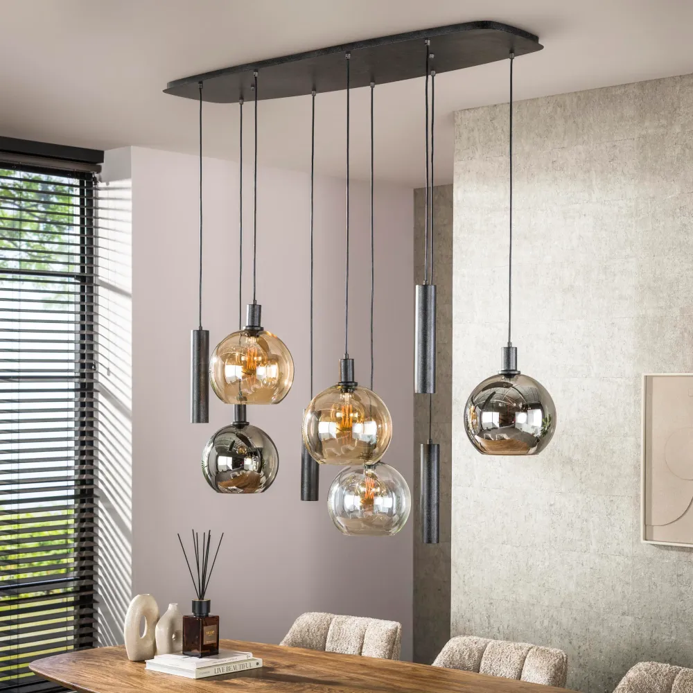 Hanglamp Vela | Metaal Grijs Bold Living