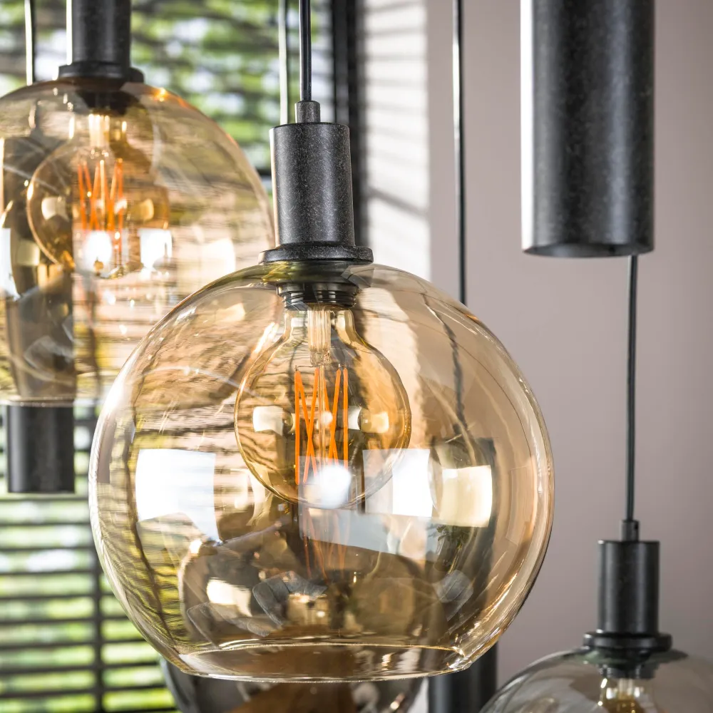 Hanglamp Vela | Metaal Grijs Bold Living