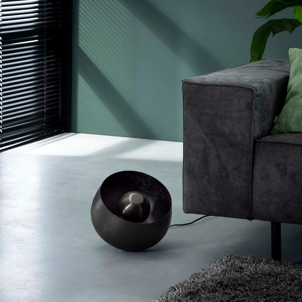 Tafellamp Basket | Ø 28 | Zwart Metaal Bold Living