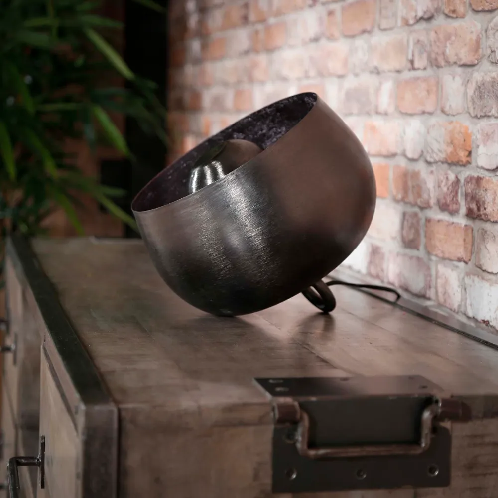 Tafellamp Basket | Ø 28 | Zwart Metaal Bold Living