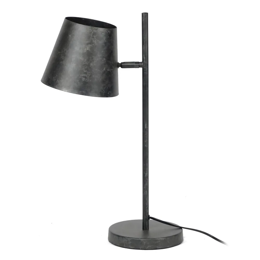 Tafellamp Metalen Kap | Charcoal Bold Living