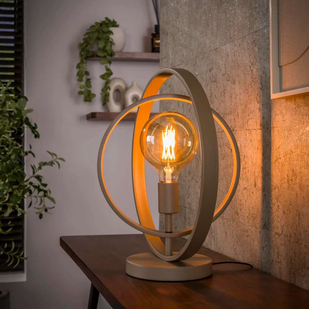 Tafellamp Turn around | Metaal Beige Bold Living