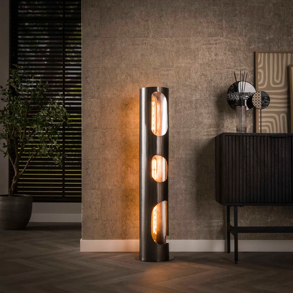 Vloerlamp Alexander | L | Zwart Metaal Bold Living