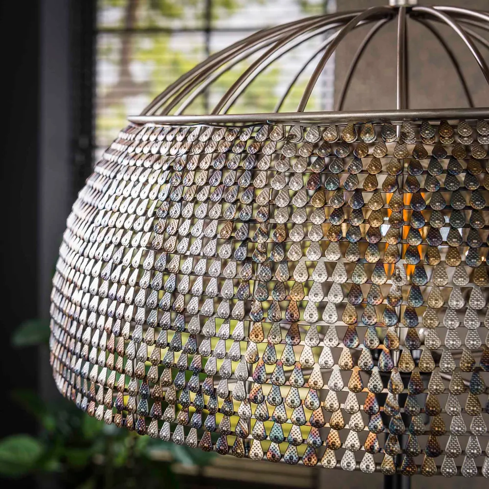 Vloerlamp Armor Open | Zwart Metaal Bold Living