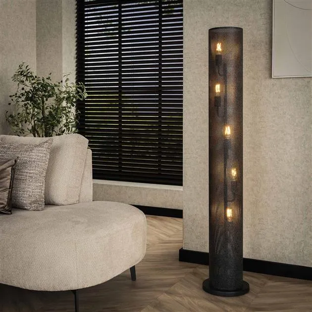 Vloerlamp Atlanta | Metaal Grijs Bold Living