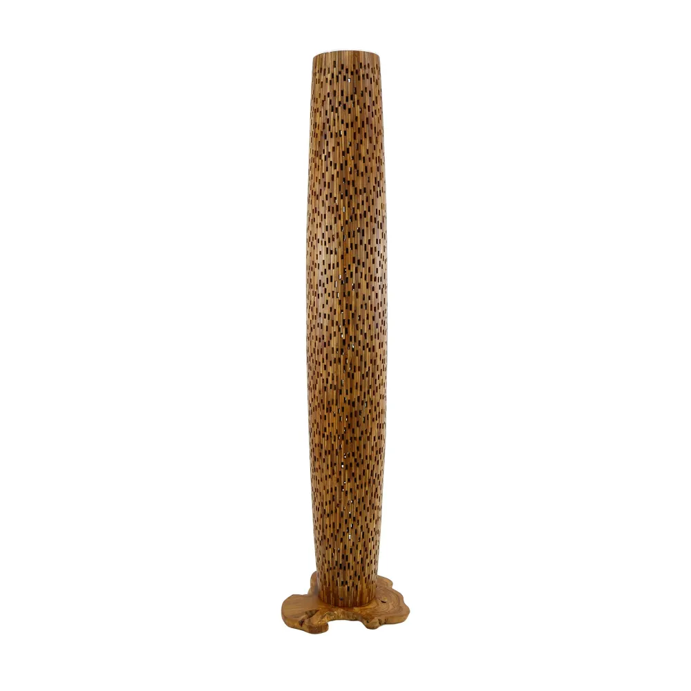 Vloerlamp Bars | L | Naturel Teakhout Bold Living
