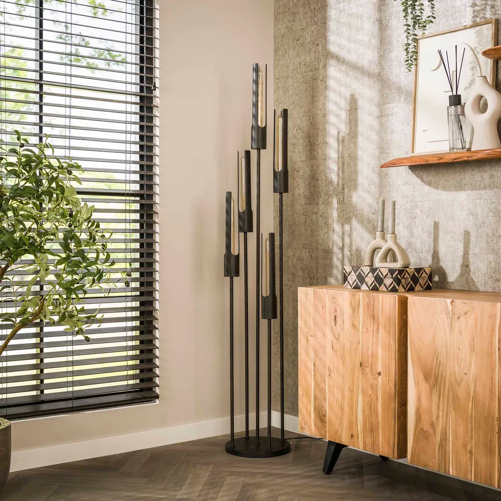 Vloerlamp 5L | Gerapt Tube Bold Living