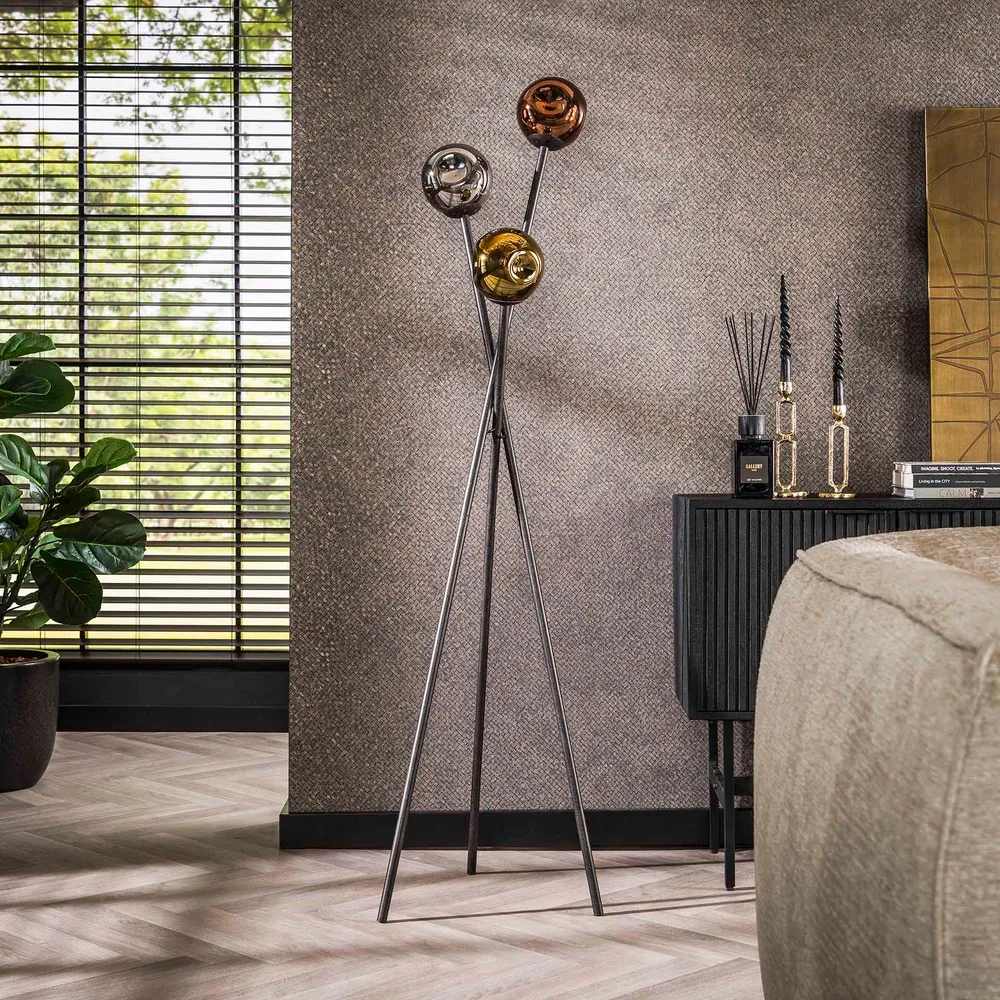 Vloerlamp 3L Molecule Mix Glass Bold Living