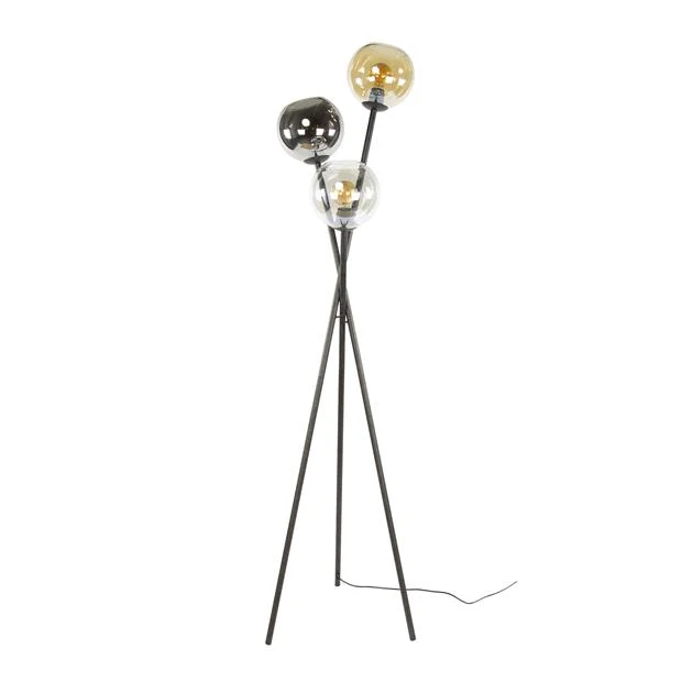 Vloerlamp Multi Globe | Metaal Zwart Bold Living