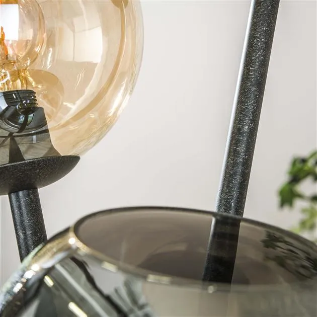 Vloerlamp Multi Globe | Metaal Zwart Bold Living