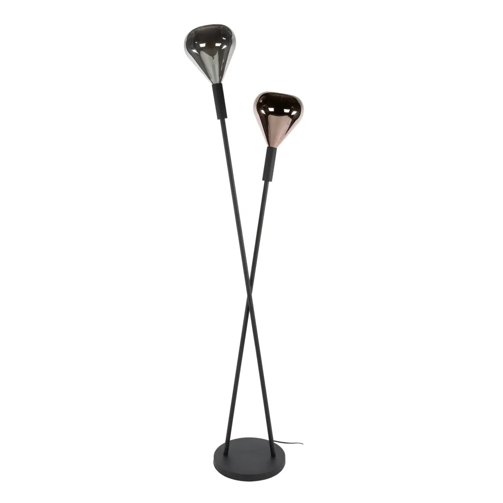 Vloerlamp Olyx | Metaal Zwart Bold Living