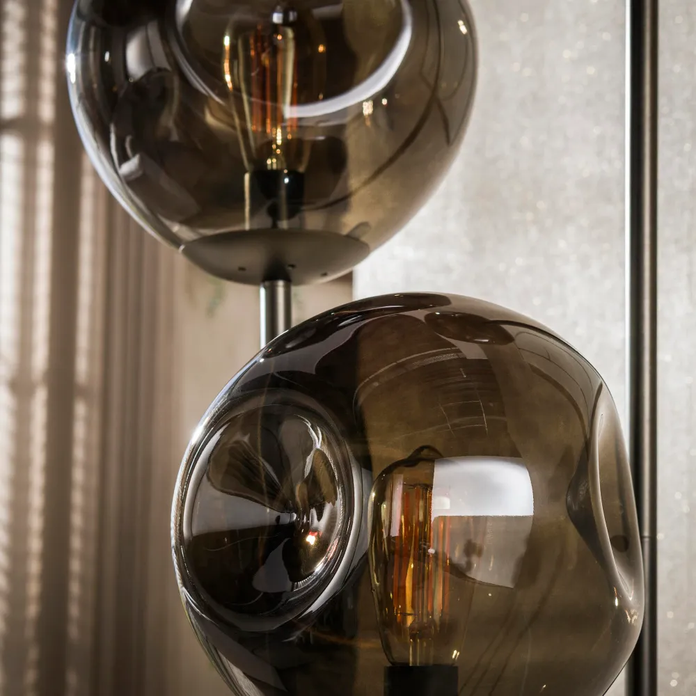 Vloerlamp Stellar | Bruin Glas Bold Living
