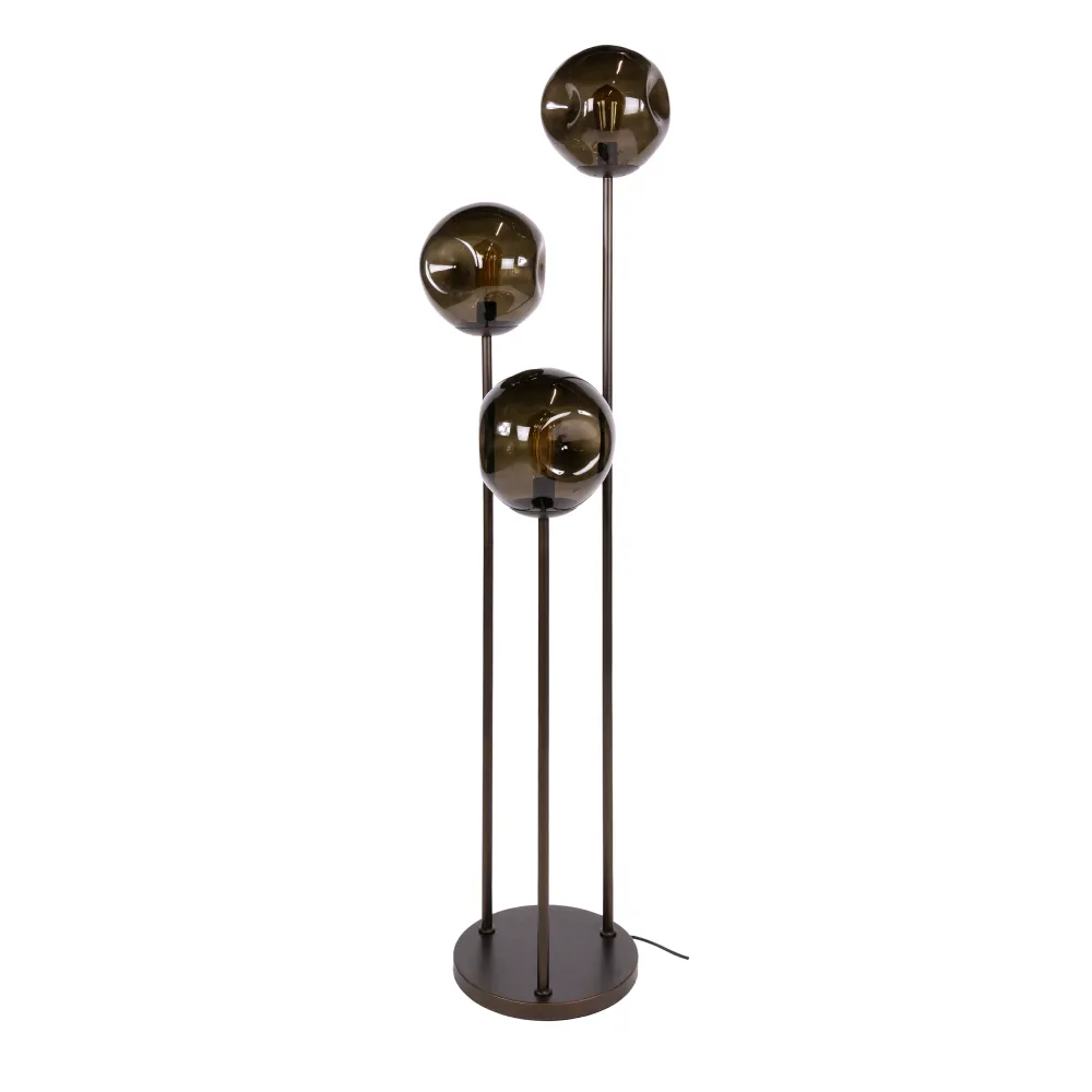 Vloerlamp Stellar | Bruin Glas Bold Living