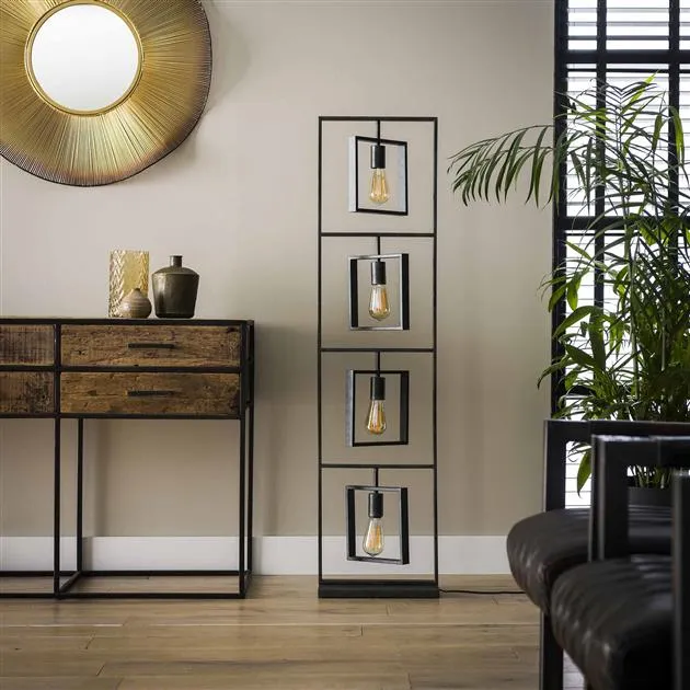 Vloerlamp Turn Square | Charcoal Bold Living