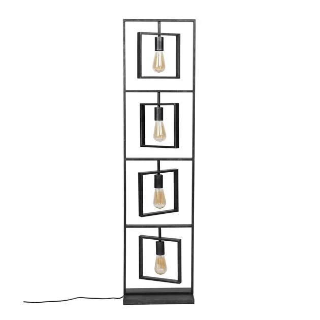 Vloerlamp Turn Square | Charcoal Bold Living