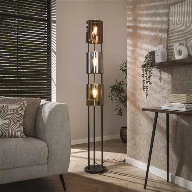 Vloerlamp Velora | Metaal 3 Kleurig Bold Living