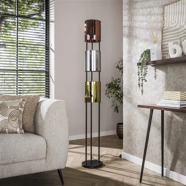 Vloerlamp Velora | Metaal 3 Kleurig Bold Living