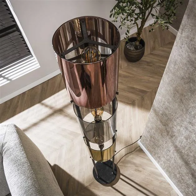 Vloerlamp Velora | Metaal 3 Kleurig Bold Living